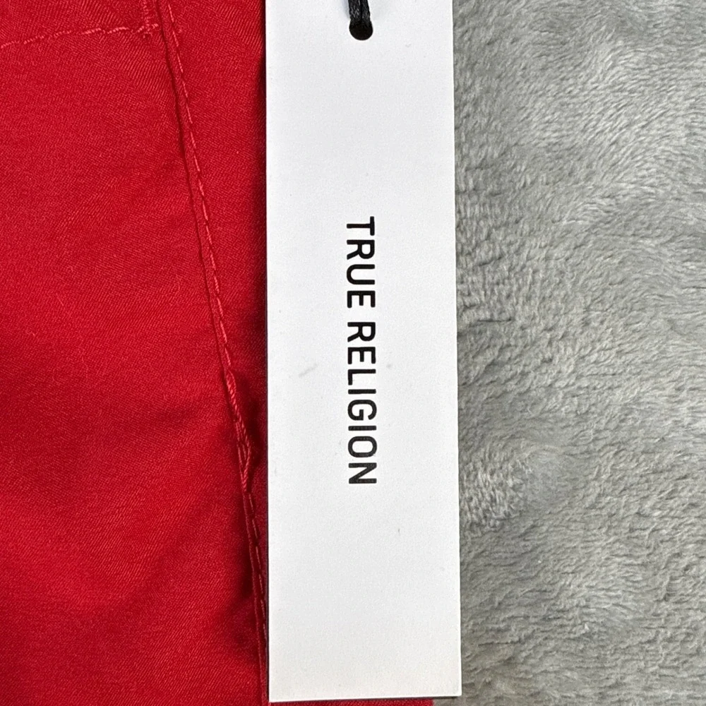 True Religion Board Shorts Mens 34 Board Shorts SE Red Horseshoe NEW
